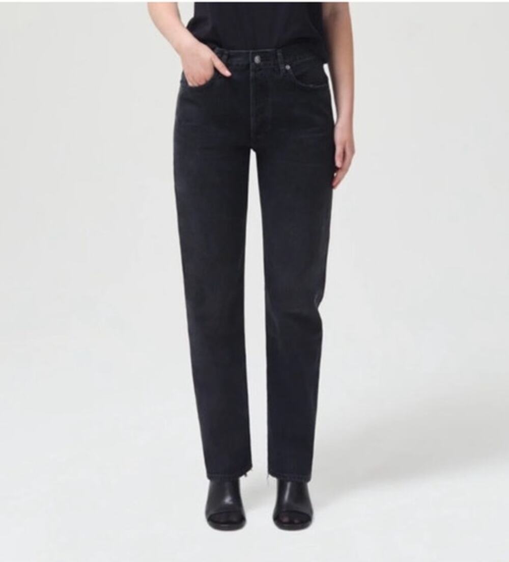 Agolde Lana Mid Rise Vintage Straight Jean Size 23